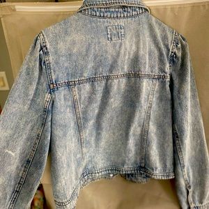 Xl crop jean jacket